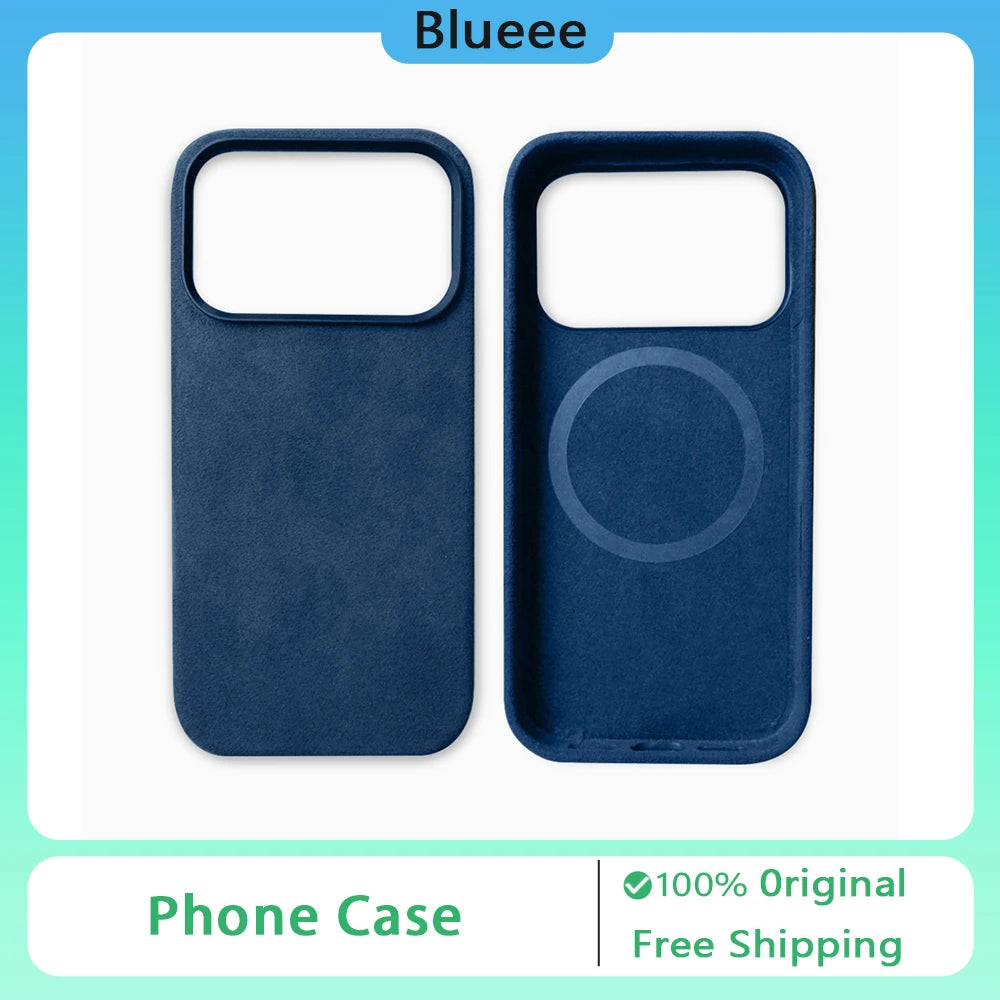 Premium Real Italian Imported Alcantara Magsafe Magnetic Case for IPhone 17Pro/17 Pro Max/17Air Anti-drop Phone Case Accessories