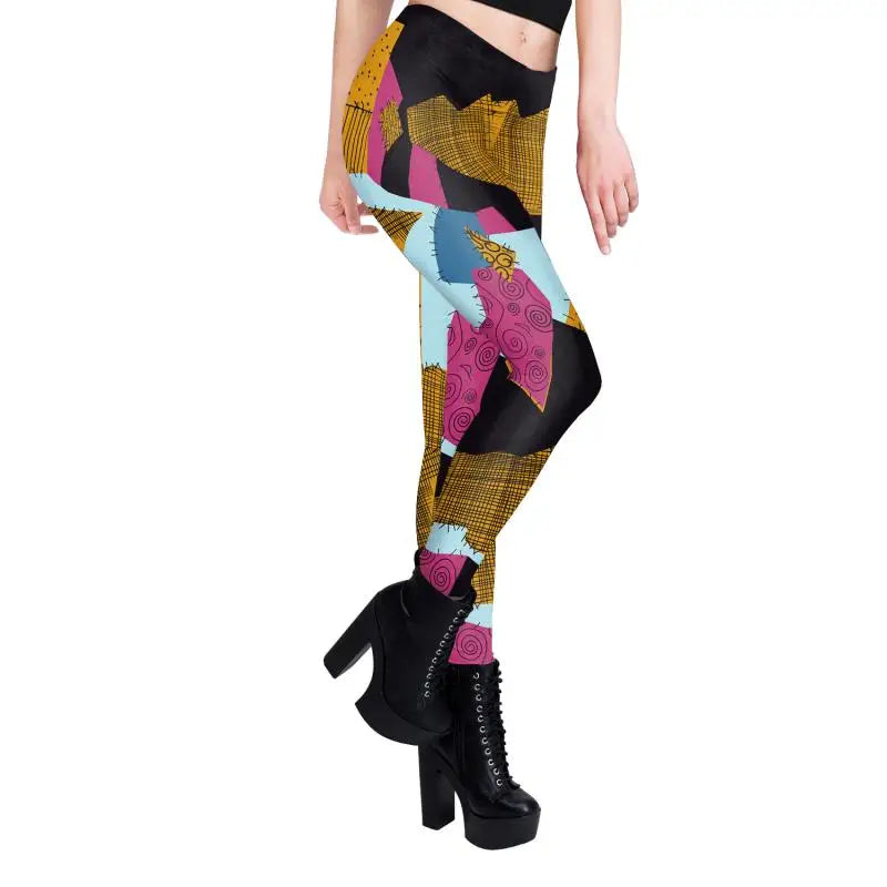 Halloween Sally Suit Cosplay Costume Anime Movie Bodysuit Spandex Jumpsuit Party Carnival Leggings Day of The Dead Zentai Set
