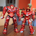 New 17cm Avengers Iron Man Mk44 Hulkbuster Action Figures Mech Iron Man Knuckle Movable Toy Collects Alloy Models Birthday