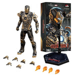 ZD Toys Iron Man MK15 MK16 War Machine MK2 Action Figure Iron Man Mk47 MK35 Red Snapper 1/10 Scale Iron Man Collections Gift