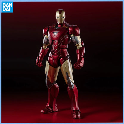 Genuine THE INFINITY SAGA Avengers: Endgame SHF  Iron Man Mark6 Mark85 Thanos Anime figure Movable toy Doll for Collector