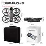 V666 Mini Rc Drone 8K HD 4ch 6-Axis Headless Mode Helicopter 360° Flip Remote Control Quadcopter Toys Mini Drone Fors Kid Gifts