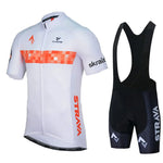 2025 STRAVA Cycling Jersey Set – Men’s Short Sleeve Pro Team Bike Clothing, Summer Road & MTB Bicycle Wear Maillot Ciclismo