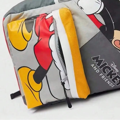 Disney Cartoon Mickey New Children's Fashion Backpack Girls School Bag Casual Cartoon Men and Women Cute Fashion Backpack