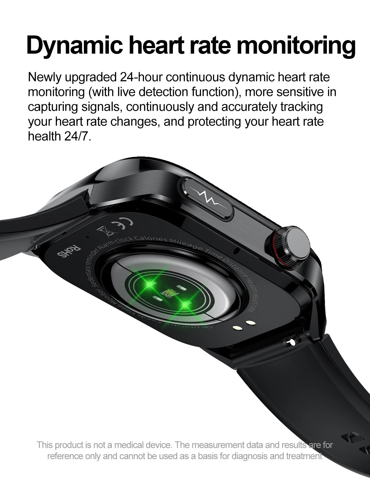 2025 New ECG+PPG Accurate Measure Heart Rate Smart Watch Men Blood Pressure Lipids Uric Acid Bluetooth Call Health Smartwatches