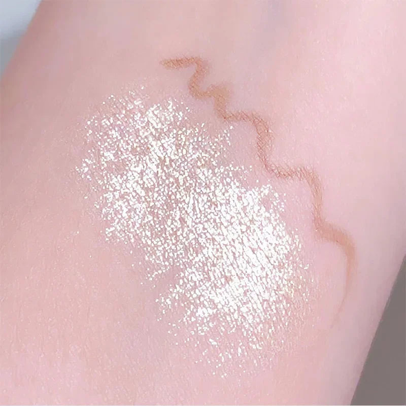 Sweetmint Mulitfuntiona Double Ended Lying Silkworm Pencil Highlighter Makeup Pen Nude Liquid Contour Liner Eye Brightener Stick