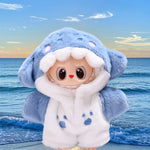 17cm Mini Plush Doll'S Clothes Outfit Accessories For Korea Kpop Exo Labubu Idol V1 V2 Bee Dinosaur Shark Costume Clothing Gift