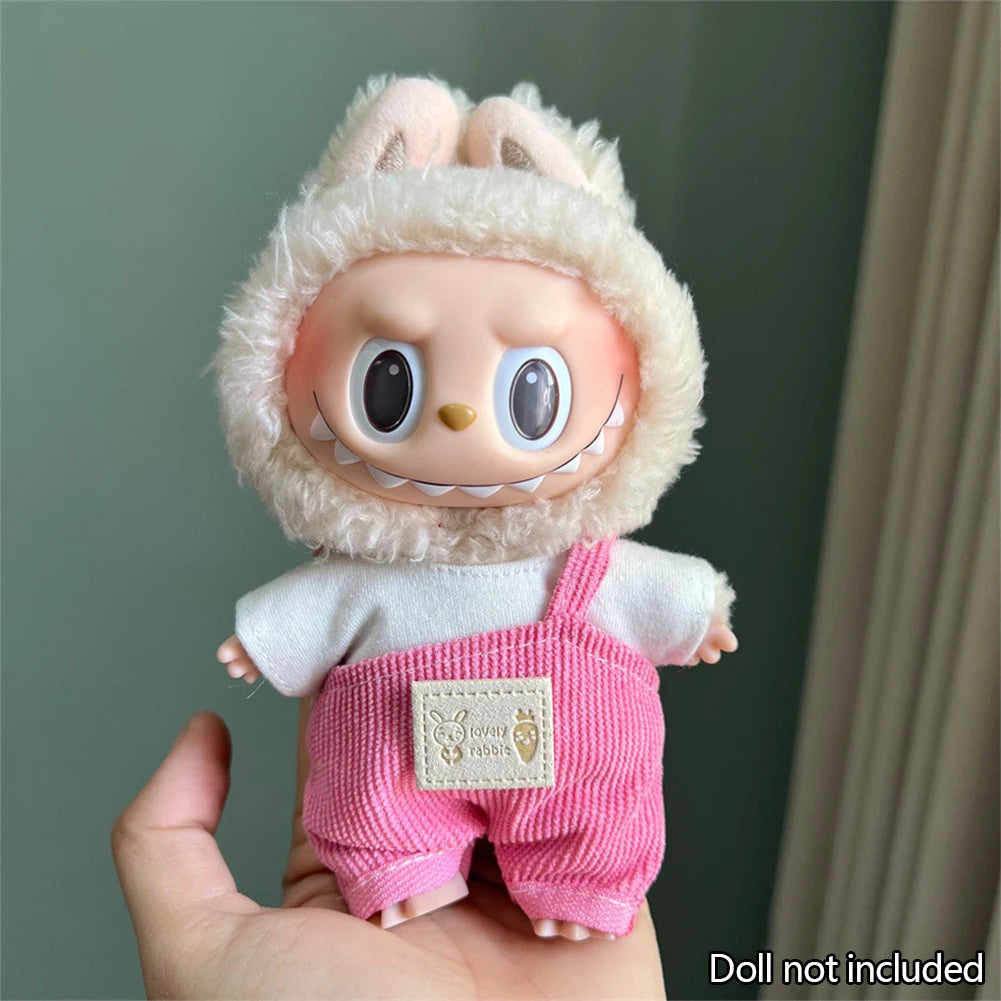 Doll Clothes Outfit Accessories For 17cm Labubu V2 V1 Doll's Clothing  Different styles Cosplay dress Kid Toy Gift