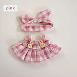 17cm Cute Baby Doll Clothes Accessories For Korea Kpop Labubu Idol Dolls Skirt Doll Clothes Clothing Accessories Labubu Clothes