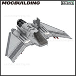 MOC Building Block Star Fighter Interceptor F-302 Model Space Ship DIY Bricks Assemble Toy Birthday Present Christmas Gifts