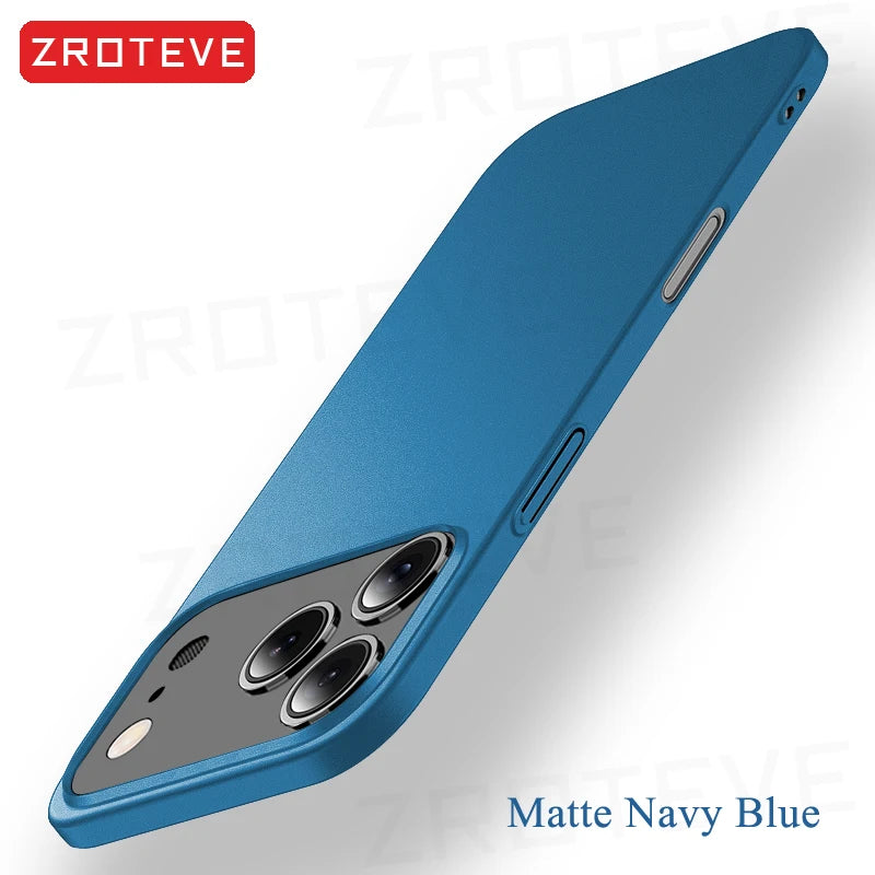 For iPhone17 Pro Max ZROTEVE Ultra Thin Matte Hard PC Cover For iPhone 17 16 e 16e 15 14 12 13 iPhone16 Plus iPhone13 Phone Case
