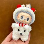 Doll Clothes For 15-17CM I II III Labubu Outfits Mini Plush Cotton Idol Doll Universal Clothing Sitting Party Accessories Gifts