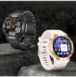 2025 New T-Rex 3 Ultra GPS Men SmartWatch 10ATM Waterproof Built-in Dual-band GNSS Compass Military Sport Flashlight Smart Watch