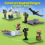 Magnetic Building Blocks Toys Gifts Magnetic Baseplate Role Children Magnet Brick Set Age 6+ DIY Strong Magnet Base Plate Toy