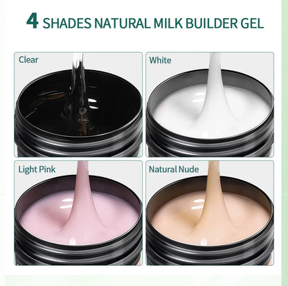 Nailpop Professional Builder Gel UV Hard Gel for Nail Strengthen Quick Building Long Lasting Soak Off Extension Gel 30/100g