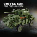 WW2 Classic Anti-tank Gun Building Blocks Army Weapon Toys Military Armored Cars MOC Bricks Tank Model Adult Children Gifts NEW