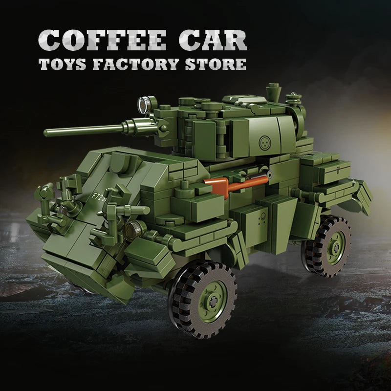 WW2 Classic Anti-tank Gun Building Blocks Army Weapon Toys Military Armored Cars MOC Bricks Tank Model Adult Children Gifts NEW