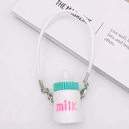 Dollhouse Mini Pendant Model Cartoon Cute Little Mini Mobile Phone Ornament for 15-17cm labubu Cartoon Pendant Sweet Couple Gift
