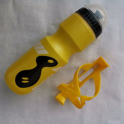 750ML Portable Cycling Equipment Cycling Bottles Mountain Bicycle Water Bottle Outdoor Sport Camping Drink Jug Free Cup Holder