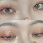 DIKALU Gem Four Color Eyeshadow Pearl Matte easy to remove makeup Daily Glitter Glitter Eyeshadow tray