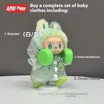 Doll Clothes: Baby Clothes Third Generation, Front High Energy Set, Sitting Party, Macaron,Only clothes