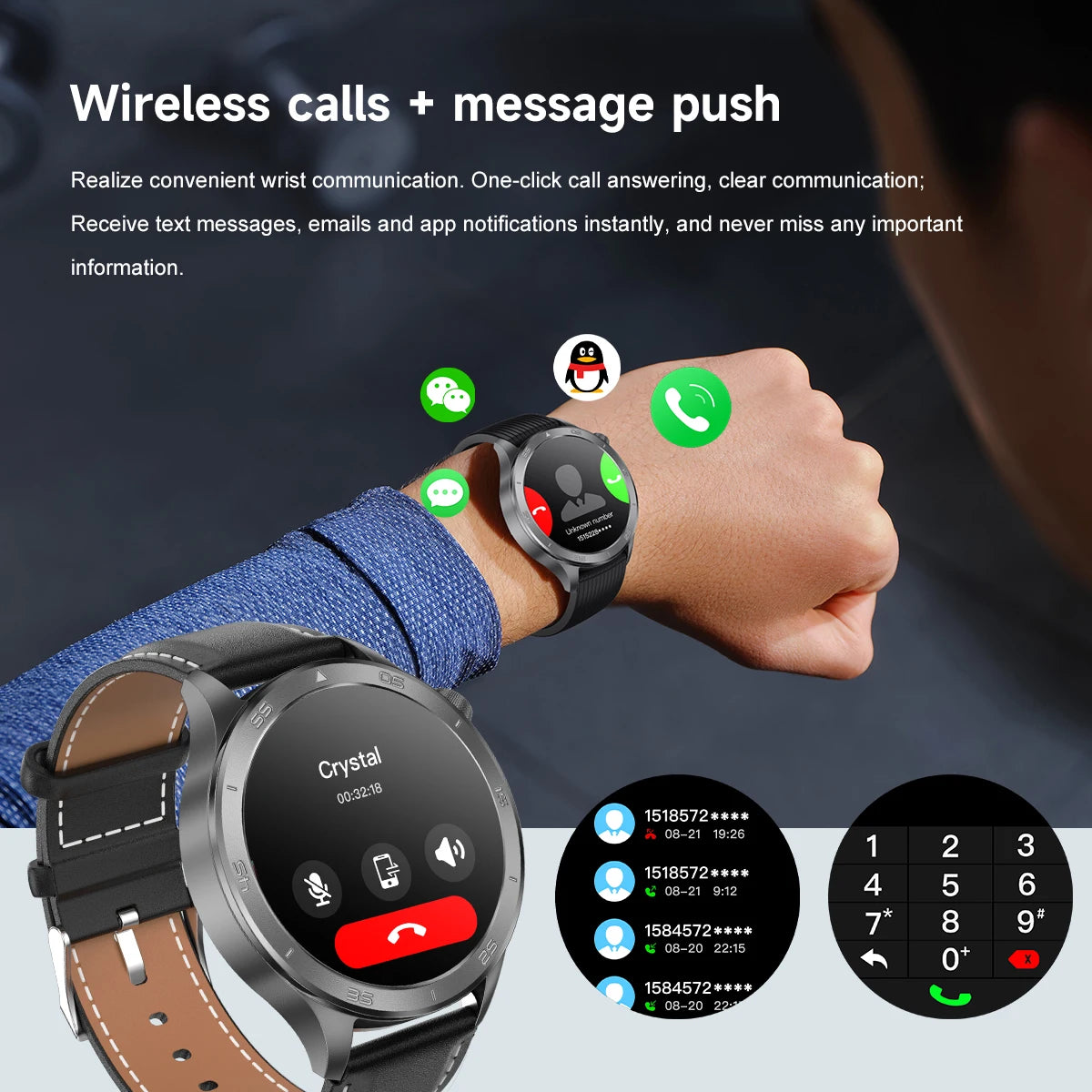 2025 New For OPPO Watch X2 Smart Watch Men AMOLED Outdoor Fashion GPS Compass Heart rate Waterproof Bluetooth Call Smartwatches