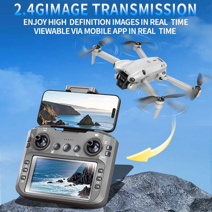 Xiaomi S101 Drone 8K HD Professinal Dual Camera 20000M 5G WiFi 120° Wide-angle ESC UAV With screen Obstacle Avoidance Quadcopter