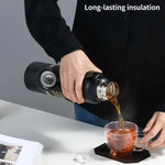 650ML 850ML 1100ML Thermos Double Stainless Steel Sport Vacuum Flask Outdoor Climbing Fitness Thermal Bottle Tea Insulation Cup