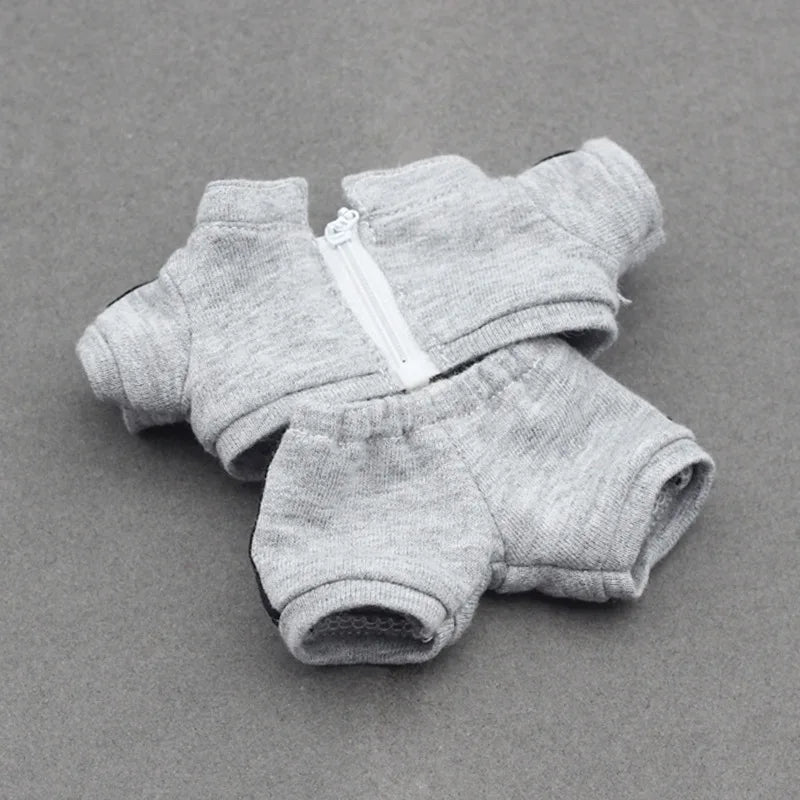 Fashion Sports Clothing for 15/17cm Labubu Doll Peaked Cap Suit Ropa Labubu Outfit Accessories