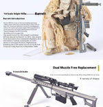 Jungle Sniper 1/6 Soldier Model - Joint Movable Special Forces Doll Handmade Military Action Figure Tactical Collectible Toy