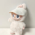 17cm Labubu Doll Black Hoodie Sweatshirt and Pants Set for Doll DIY Outfit Gift