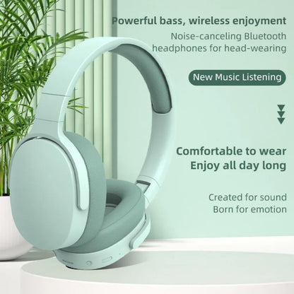 Wireless Headphones BT 5.1 Over Ear HiFi Stereo Headset True Wireless Sports Earphones Noise Cancelling Gaming Headphones