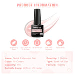 MTSSII 7ml Quick Extension Nail Polish Jelly Transparent Nude Pink Red Hard Gel  Quick Building Nail Art Gel Varnish For Nails
﻿