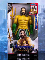 Action Toy 30cm Marvel Avengers Toy Thanos Hulk Spiderman Iron Man Captain America Thor Black Panther With Sound And Light