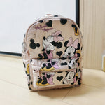 Disney Minnie New Original Fashion Girls Backpack High Quality Large Capacity Cute Children's School Bag Luxury Brand Backpack
