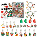 2026-Christmas Advent Calendar DIY Bracelet Accessories Pendant Blind Box Christmas Decorations Gift New Year's Eve Decorations