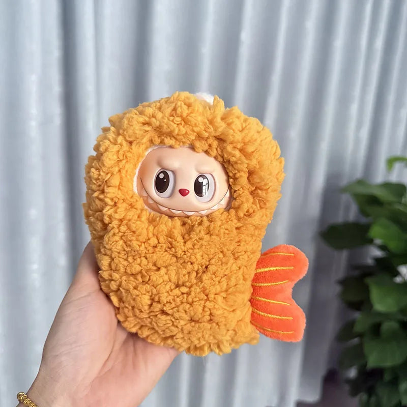 Clothes For Labubu Wacky Mart Cute Doll Clothes Cockroach Food Clothing Fried Shrimp Outfit Cartoon Costumes Suit Diy Doll