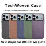 Official Magsafe Techwoven Magnetic Case for Original Apple IPhone 17 Pro Max 17 Air Cases Wireless Charging Full Protect Cover