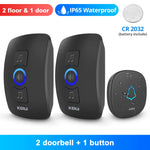KERUI M525 Wireless Doorbell Waterproof Outdoor Smart Home Door Bell Chime Kit LED Flash Security Alarm Welcome House Melodies