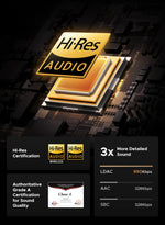 UGREEN Studio Pro 48dB ANC Wireless Headphones Over Ear Bluetooth Earphones Active Noise Cancellation Hi-Res LDAC 120h Playtime