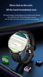 Origianl H99 Smartwatch Amoled 4G Smart Watch Men Students With 190° Rotary Camera GPS Position WIFI Connect Google Play Store