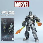 Marvel Avengers ZD Toys Iron Man MK3 MK1 MK6 MK7 MK5 Tony Stark Iron Patriot War Machine Action Figure Ironman Collect Toy Gift
