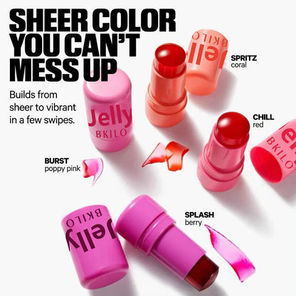 Jelly Blush Lip Gloss Face Blusher Moisturising Shading Lipstick Cheek Tint Lasting Lipgloss Original Makeup Blush Palette