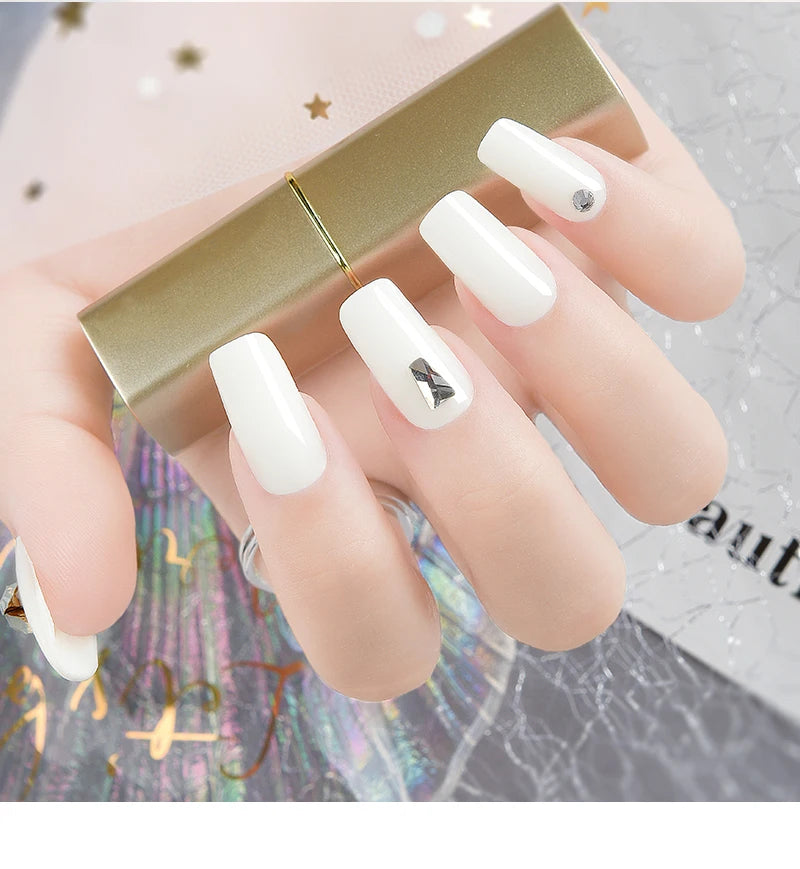 15ml Poly Nail Gel Set ,Pure Color Acrylic Extension Gel ,Quick Crystal Builder Nail Gel for Art Design ,Extend Nail Fingertips