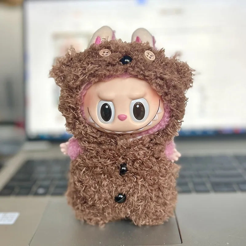 17cm Cute Mini Plush Doll'S Clothes Outfit Accessories For Korea Kpop Exo Labubu Idol Dolls Skirt Hat Clothing DIY Kids Gift