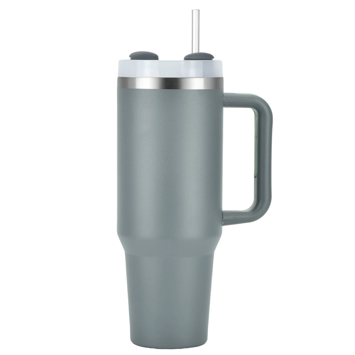 1pcs Watersy 40oz/1200ml Tumbler with Handle and Straw Lid Stainless Steel Keep Cold Vacuum Insulated Portable Car Travel Mug