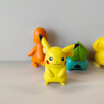 Pokemon Anime Action Figures Pikachu Toys Model Charmander Psyduck Squirtle Jigglypuff Bulbasaur Kawaii Collect Dolls Kids Gift