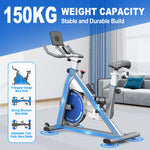 Fysiq Fs50 Exercise Bike 300W, 4-Way Adjustable Ergometer, Indoor Fitness Bike with Rpm Display, Tablet Holder, 150kg Capacity