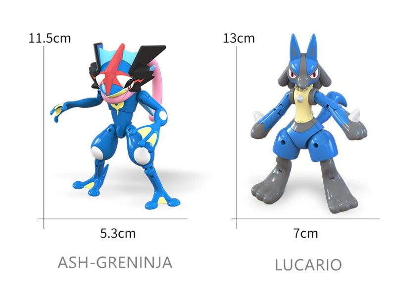 Pokemon Ball Toys Anime Figure Charizard Pikachu Mewtwo Eevee Monster Action Deformation Pokeball Toys Figures Model Kids Gifts