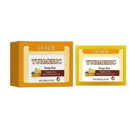 Lemon Turmeric Kojic Acid Soap 100g – Brightening & Exfoliating Skincare